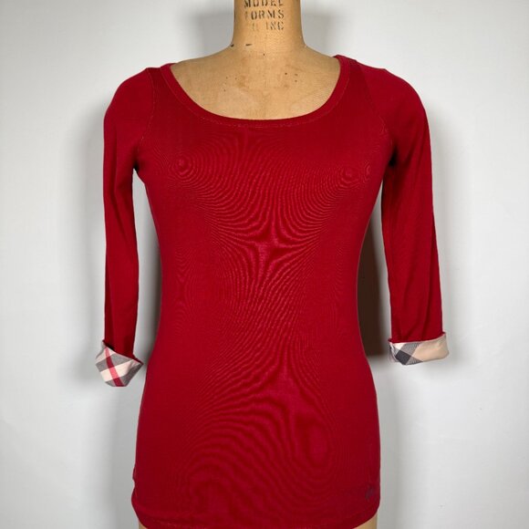 Burberry Brit Three Quarter Sleeve T-Shirt - Picture 9 of 10
